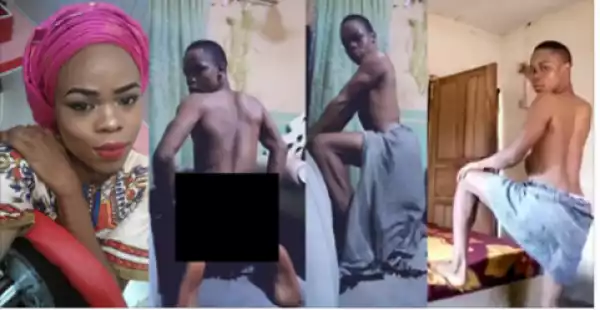 Hazrisky!! Young Nigerian Boy From Abuja Posts Shocking Photos Facebook, Aiming to Dethroned Bobrisky